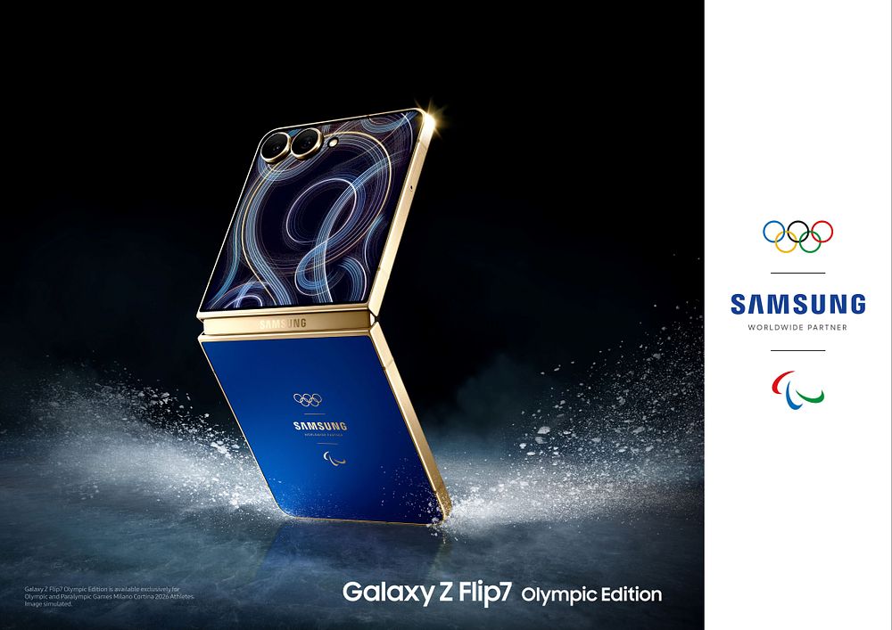 Samsung giver OL-atleter en foldbar platform – Galaxy Z Flip7 Olympic Edition bliver en del af showet i Milano Cortina