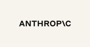 Anthropics officielle logo på lys baggrund