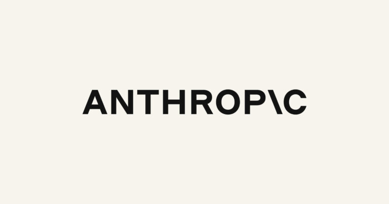 Anthropics officielle logo på lys baggrund