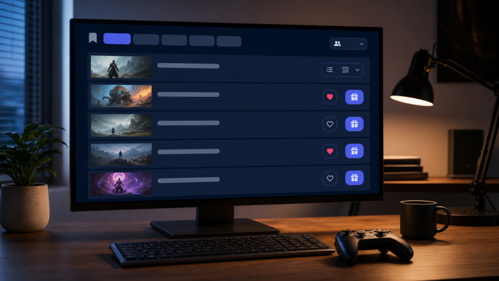 Steam får kategorier på ønskelisten og gør spilgaver lettere
