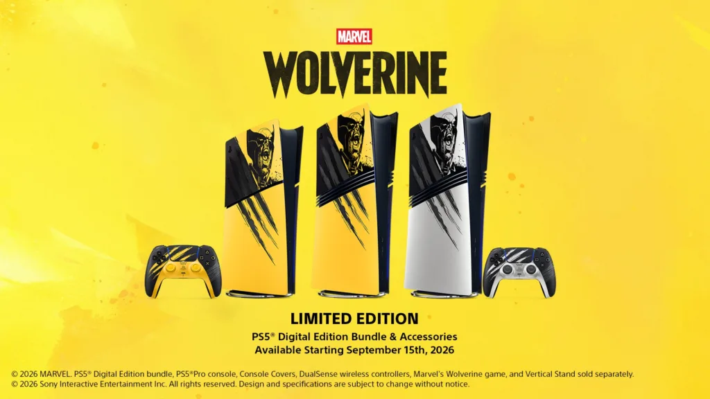 PlayStation viser første kig på PS5 “Marvel’s Wolverine” Limited Edition-bundle