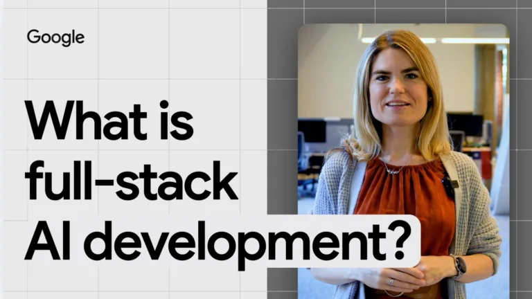 Googles illustration af lagene i en full-stack AI-platform