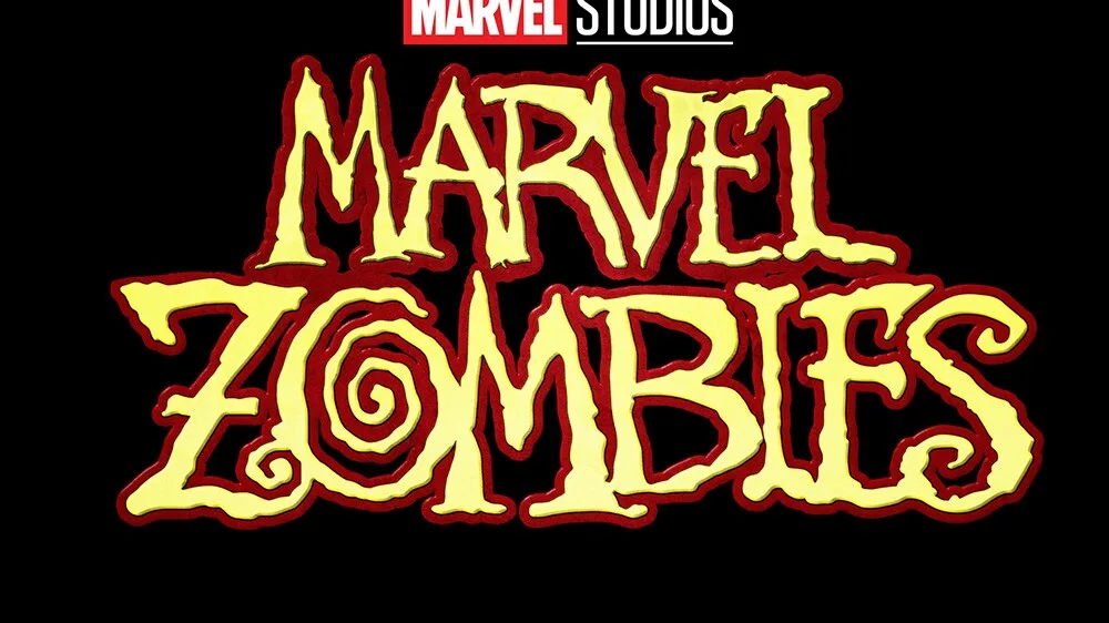 Marvel Zombies-logo på sort baggrund