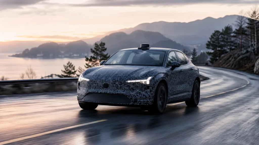 Ny Volvo-sedan spottet med LiDAR og udstødning: Kan blive hybrid frem for ren elbil