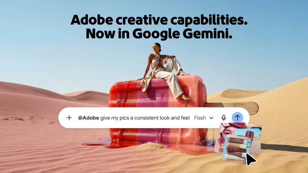 Adobe flytter Photoshop ind i Gemini og åbner Claude for over 80 værktøjer