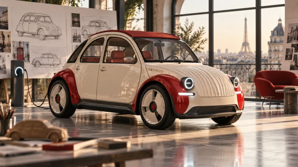 Citroën teaser elektrisk koncept med inspiration fra 2CV
