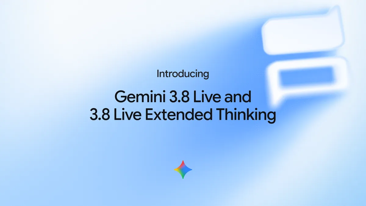 Grafik fra Google om Gemini 3.8 Live