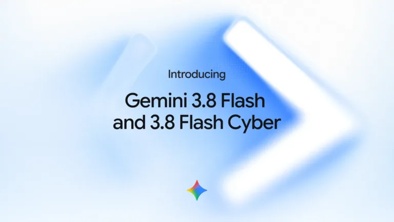 Googles officielle illustration til lanceringen af Gemini 3.8 Flash