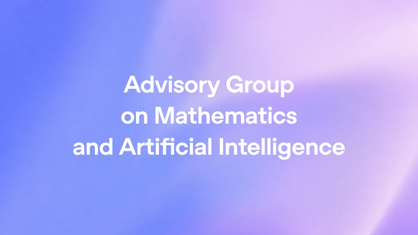 OpenAI-grafik om den nye rådgivende gruppe for matematik og kunstig intelligens