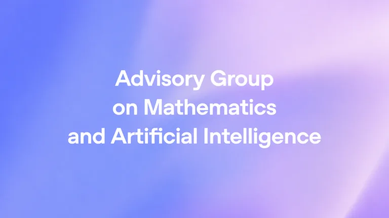 Grafik fra OpenAI om selskabets rådgivende gruppe for matematik og kunstig intelligens
