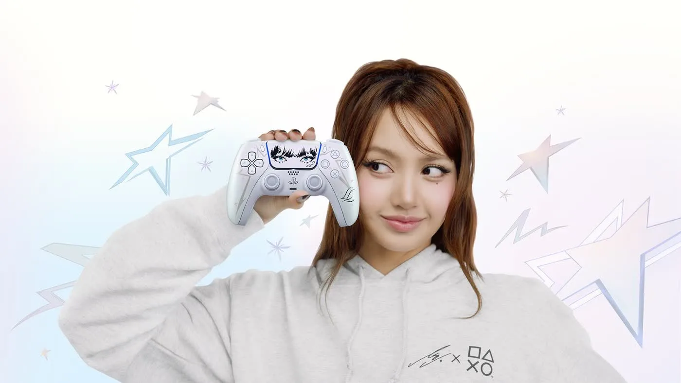 PlayStations Lisa Limited Edition-controller og merchandise