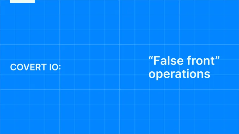 Disrupting AI-enabled “false front” operations