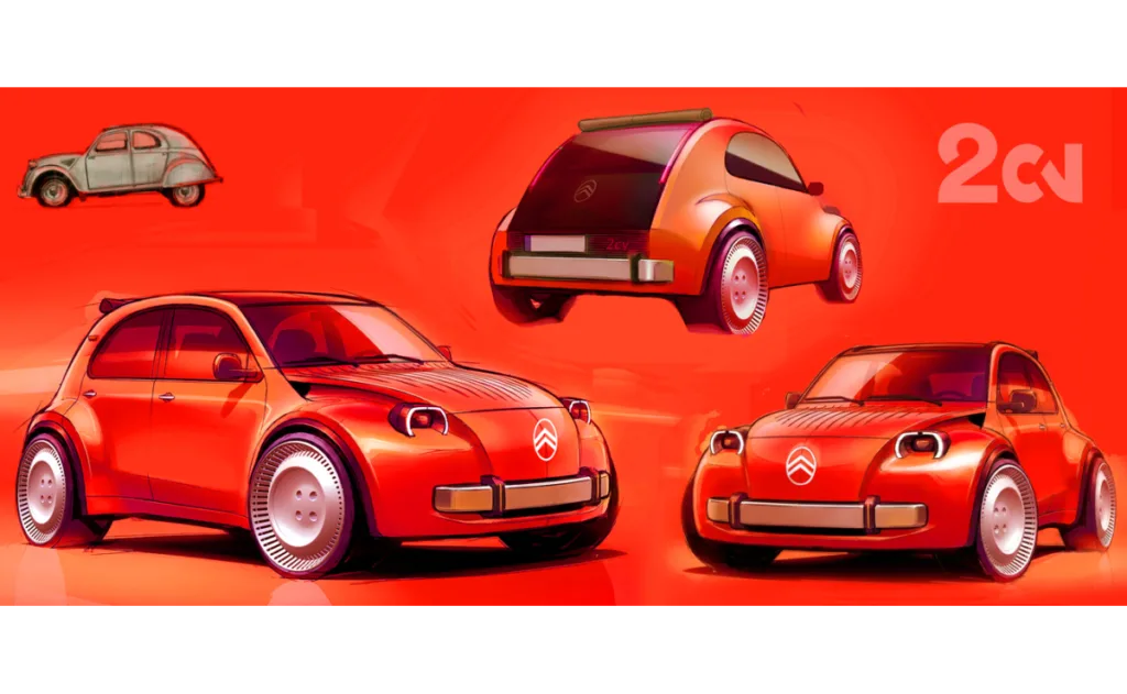 Citroën viser tegningerne bag sin nye 2 CV Concept