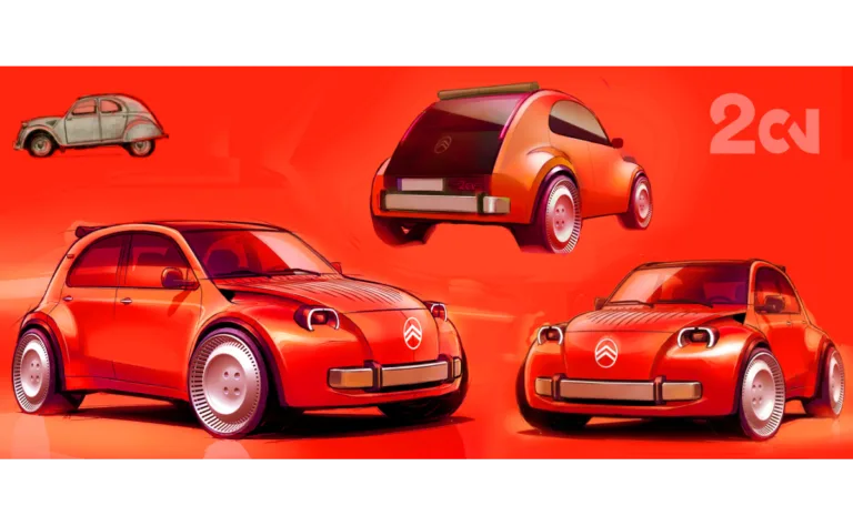 Citroën viser tegningerne bag sin nye 2 CV Concept